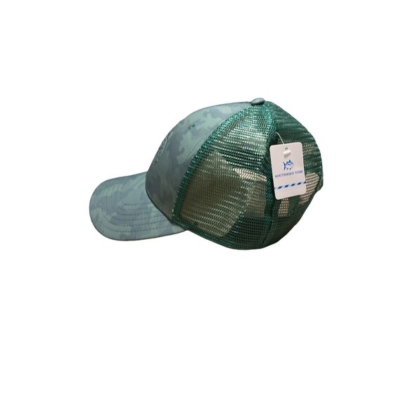 Southern Tide Logo Forest Green Camo Trucker Style Hat Adjustable OSFM New - Picture 4 of 6